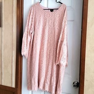 Peace Lace Shift Dress